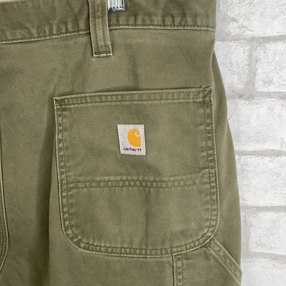Carhartt green shorts relaxed fit size 38 - Picture 7 of 9